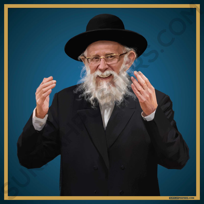 R' Shimon Galai Sukkah Poster