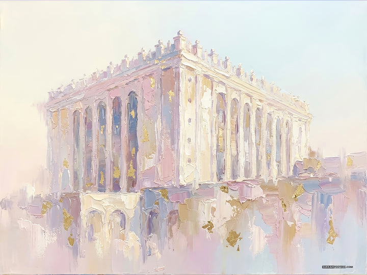 Belz Shul Art Sukkah Poster