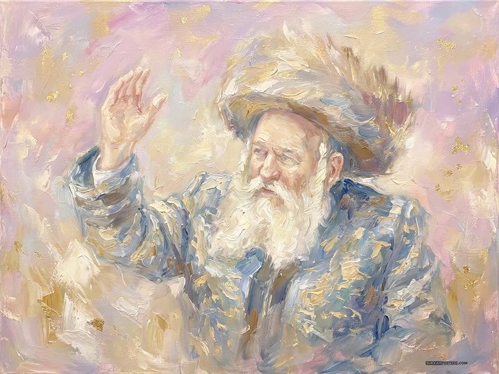 Bobover Rebbe Art Sukkah Poster
