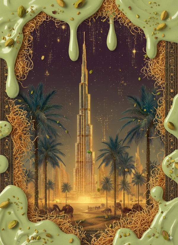 Dubai Chocolate Sukkah Poster *SOLD OUT*