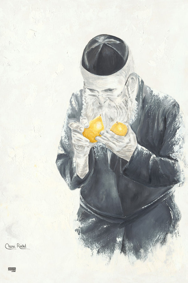 Finding Esrog Art Sukkah Poster