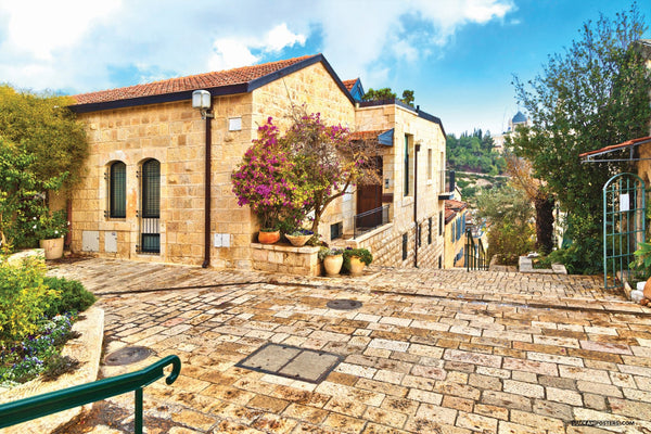 Jerusalem Village Sukkah Mural