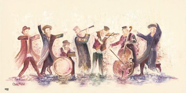 Klezmer Band Art Sukkah Poster