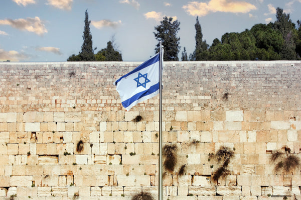 Kosel Flag Sukkah Mural