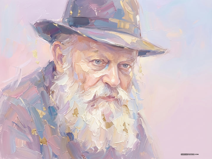 Lubavitcher Rebbe Art Sukkah Poster