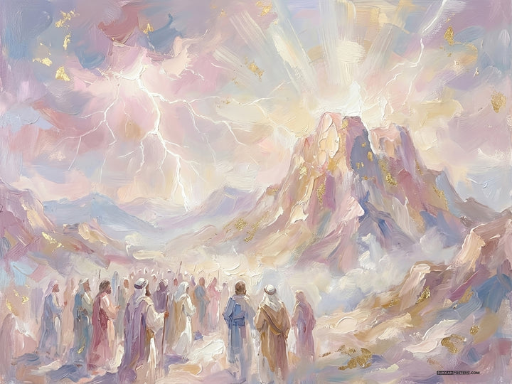 Matan Torah Art Sukkah Poster