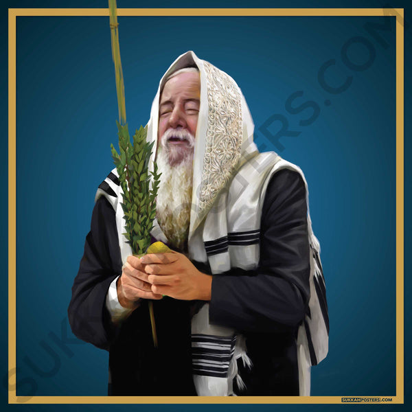 Novominsker Rebbe Sukkah Poster