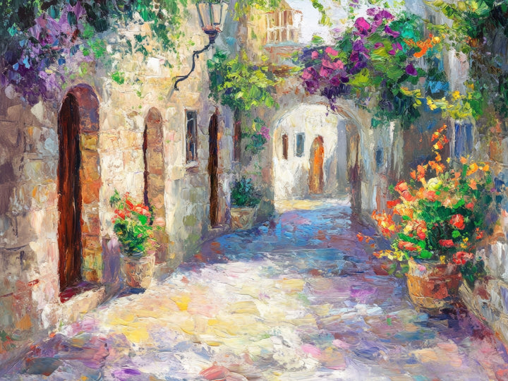 Painted Alley Wall Print