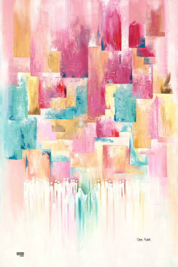 Pastel Kosel Art Sukkah Poster