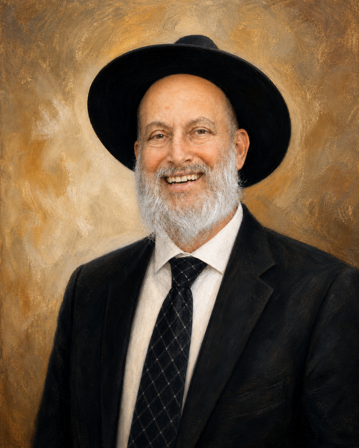 R' Chaim Abadi Wall Print #2