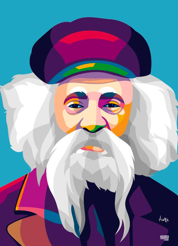 Rogachuver Gaon Colorful Sukkah Poster