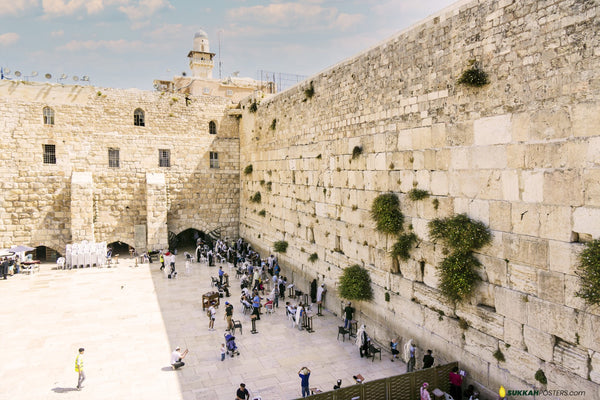 Scenic Kosel Sukkah Mural