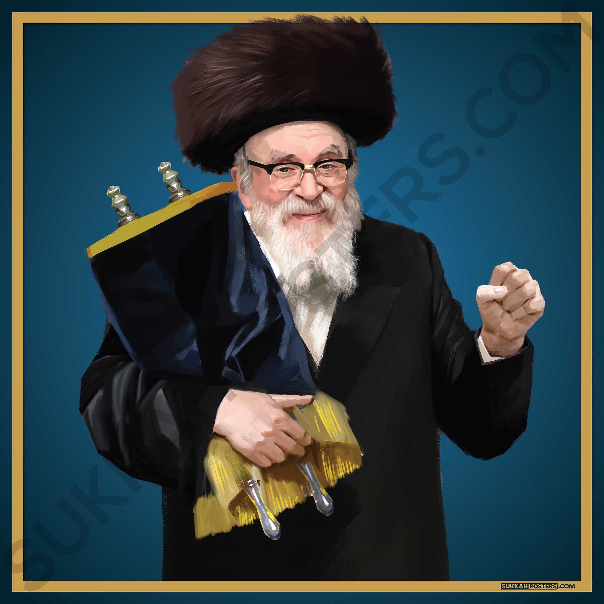 Shop Skver Rebbe Sukkah Poster – Sukkahposters.com