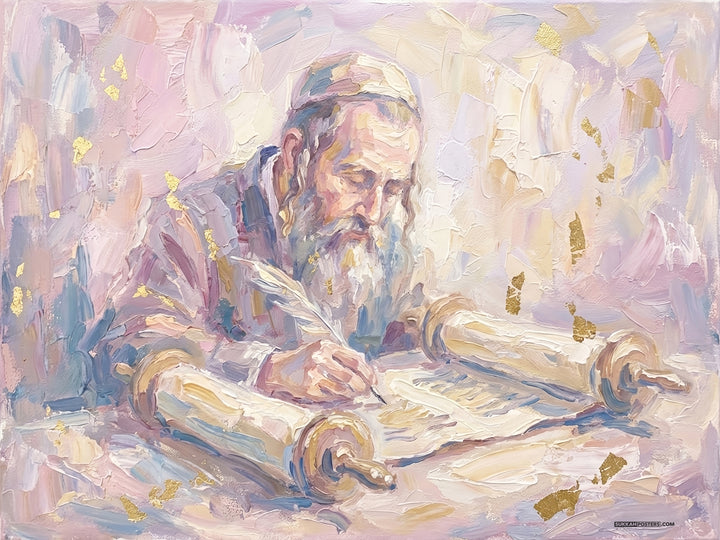 "Sofer" Art Sukkah Poster