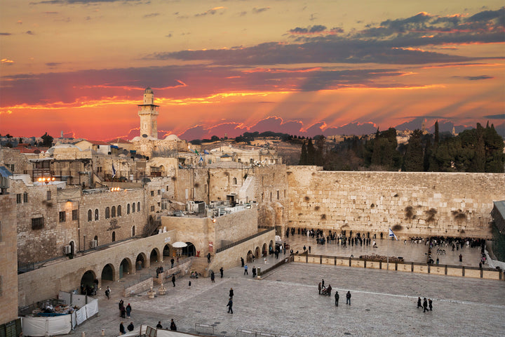 Sunset Kosel Wall Print