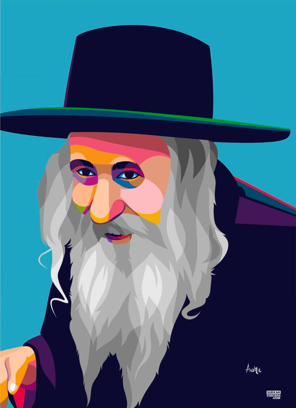 The Tosher Rebbe Colorful Sukkah Poster