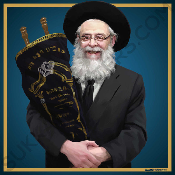 R' Dovid Trenk Sukkah Poster