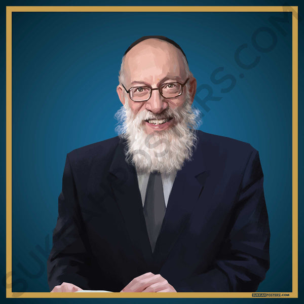 R' Mordechai Willig Sukkah Poster