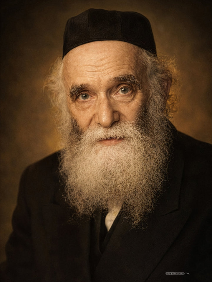 R Ahron Kotler Sukkah Poster
