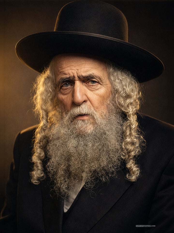 R Avrohom Schorr Sukkah Poster