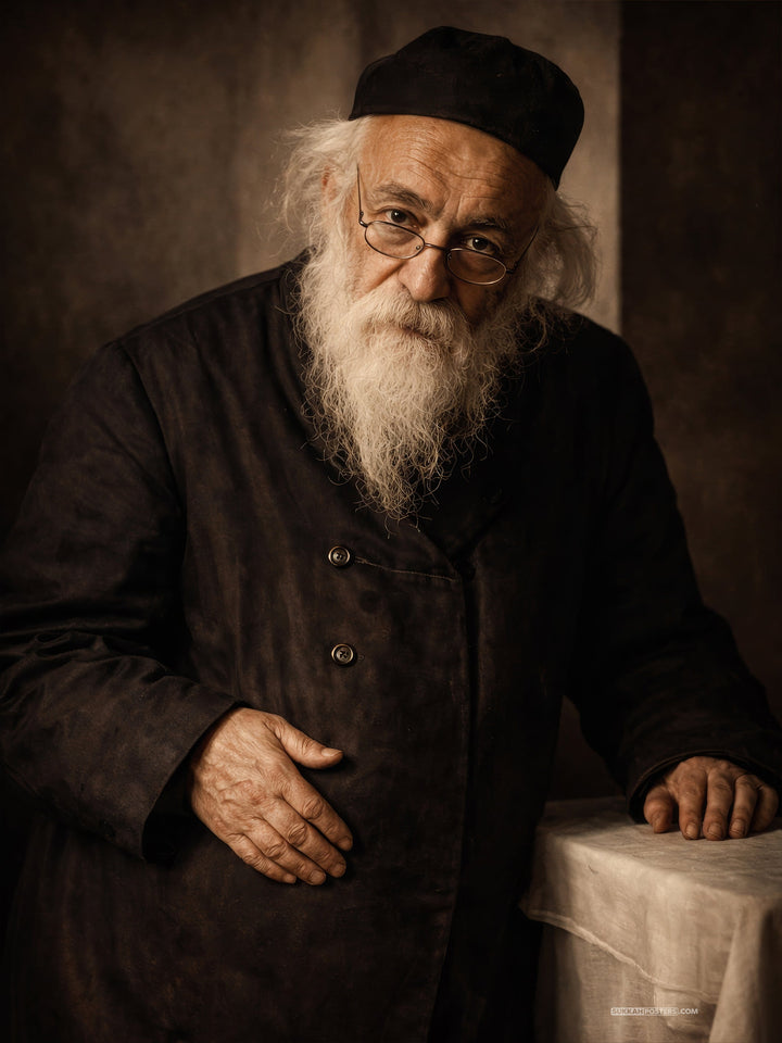 R Chaim Brisker Sukkah Poster