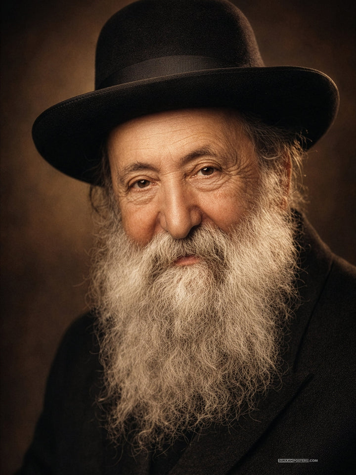 R Chaim Ozer Grodzinski Sukkah Poster