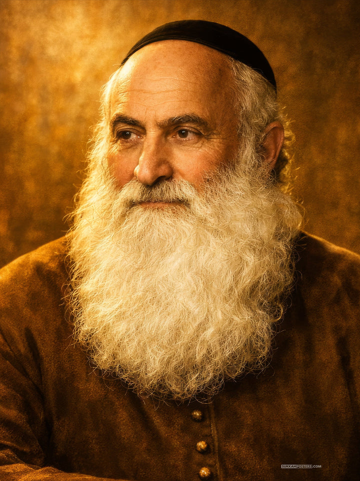 R Don Isaac Abarbanel Sukkah Poster