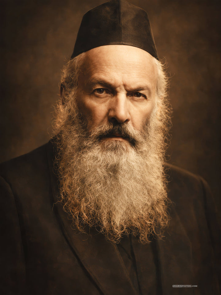 R Elchanan Wasserman Sukkah Poster
