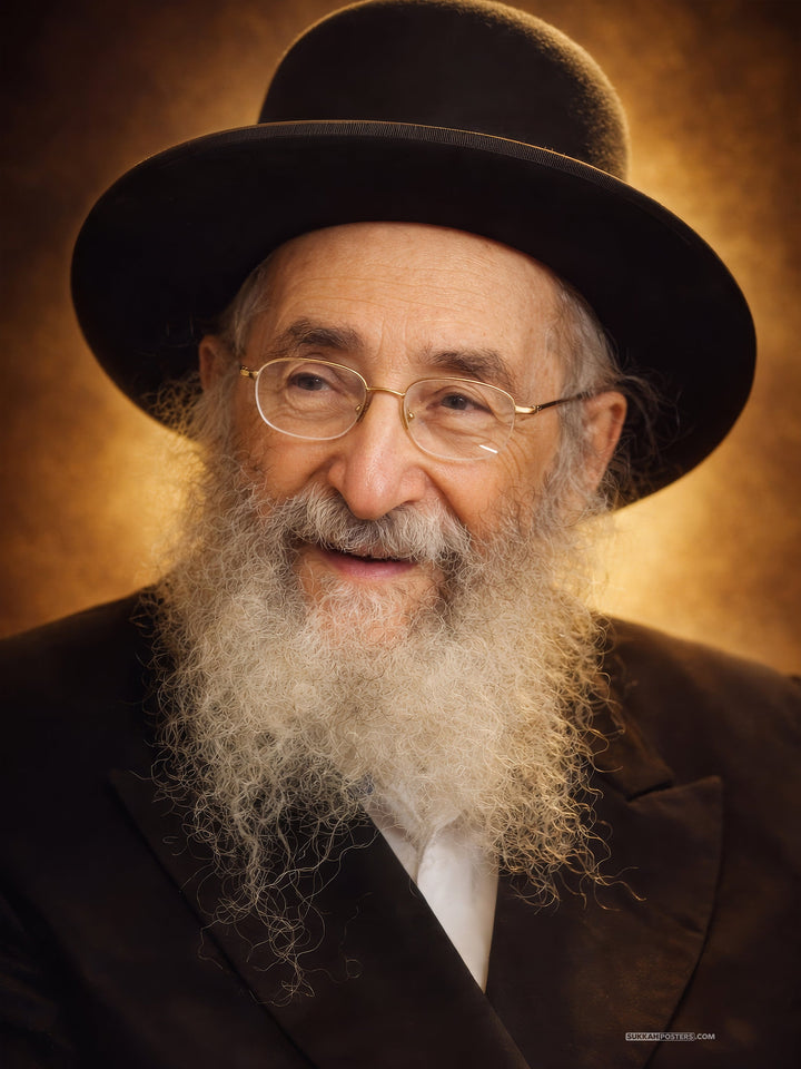 R Moshe Wolfson Sukkah Poster