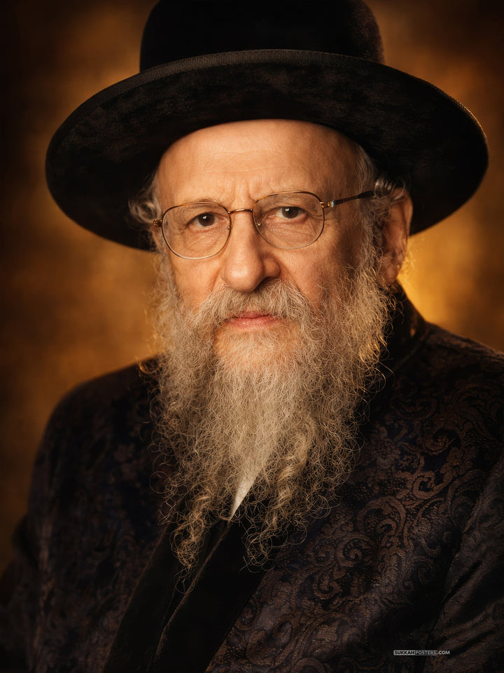R Naftulche of Bobov Sukkah Poster