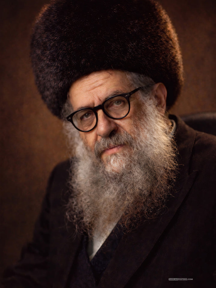 R Shlomo Freifeld Sukkah Poster