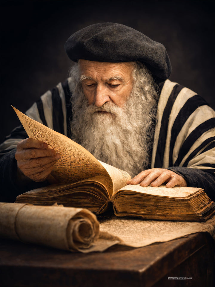 Rashi Sukkah Poster