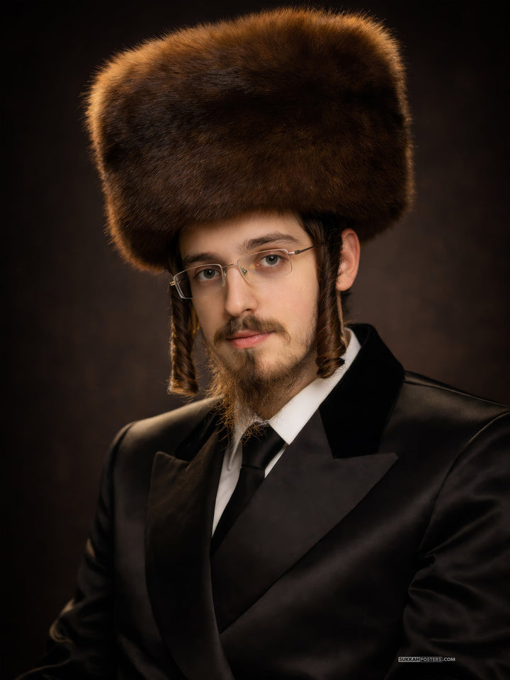 Sadigur Rebbe Sukkah Poster
