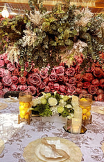 Rose Wall Sukkah Mural