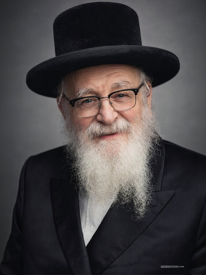 Skver Rebbe Sukkah Poster